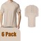 Gildan Sand Short Sleeve Heavy Cotton T-Shirt Craft Pack for Cricut, Heat Transfer & Creative Printing (S–5XL)